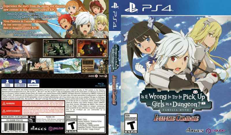Is It Wrong To Pick Up Girls In A Dungeon Infinite Combate Cover Art - WOI Solutions