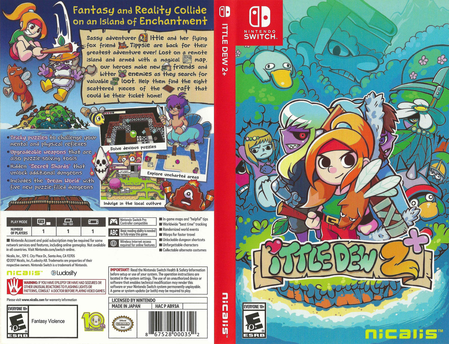 Ittle Dew 2+ Cover Art - WOI Solutions
