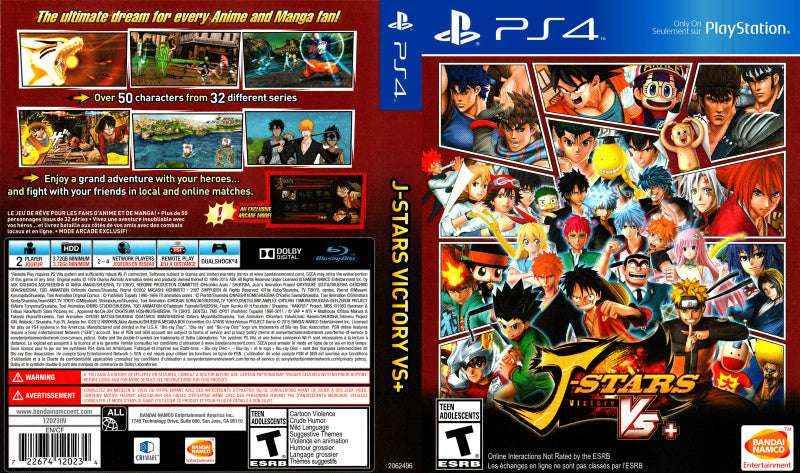 J-Stars Victory VS+ Cover Art - WOI Solutions