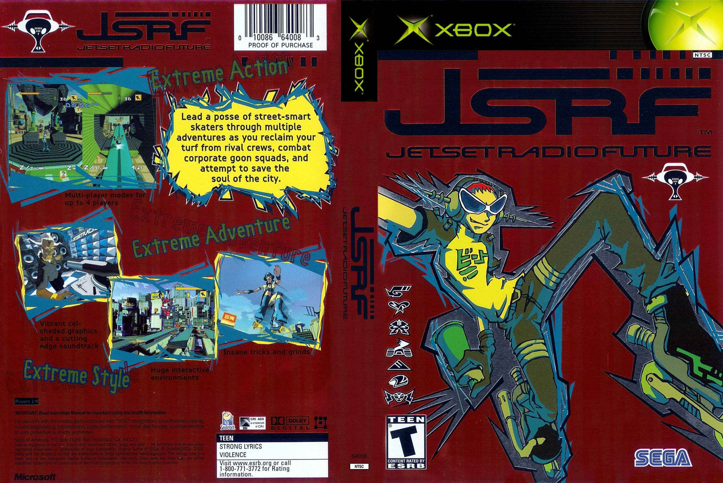 JSRF Jet Set Radio Future Cover Art - WOI Solutions