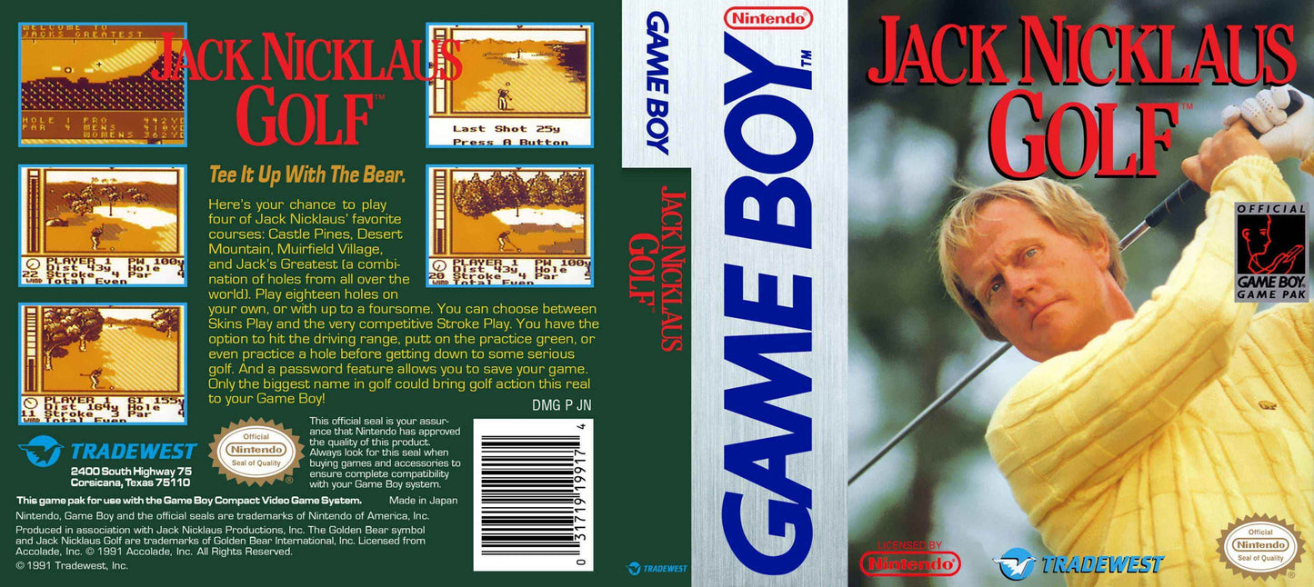 Jack Nicklaus Golf Cover Art - WOI Solutions
