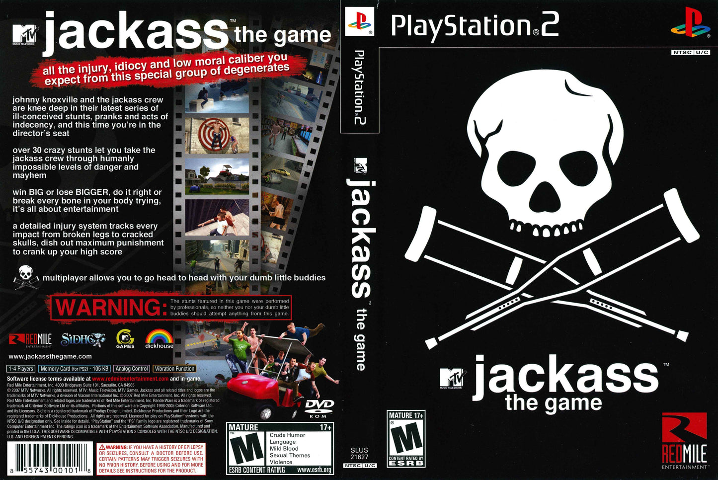 Jackass The Game Cover Art - WOI Solutions