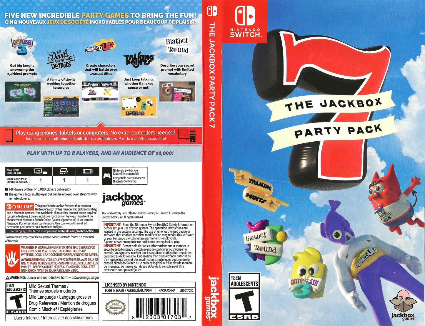 Jackbox Party Pack 7, The Cover Art - WOI Solutions