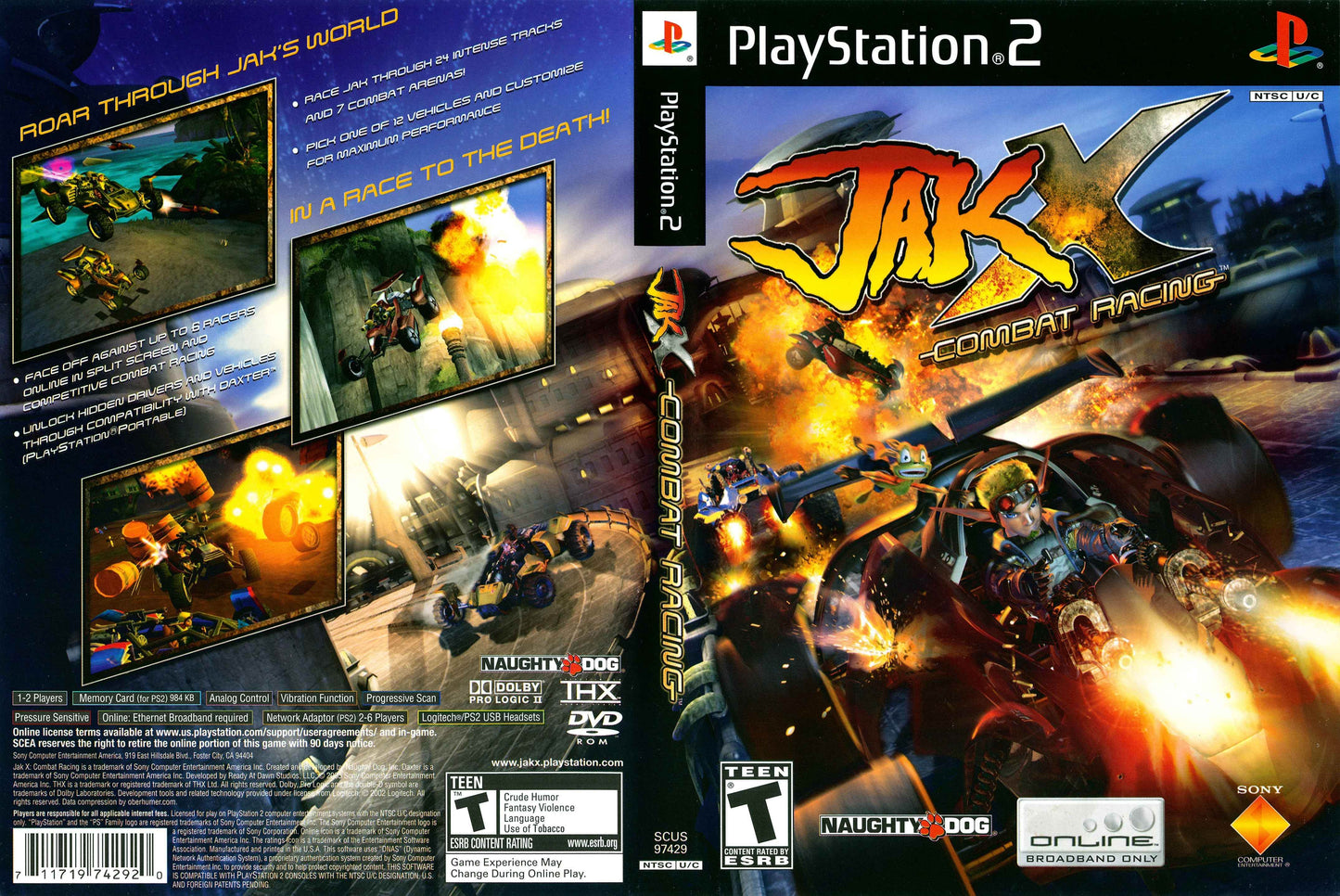 Jak X Combat Racing Cover Art - WOI Solutions