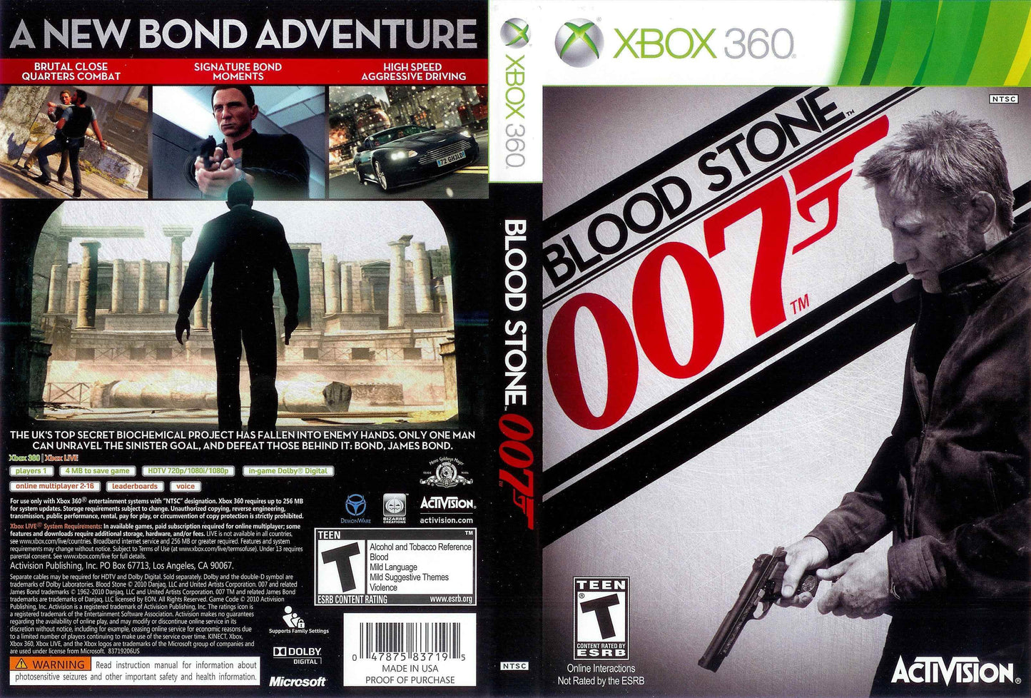 James Bond 007 Blood Stone Cover Art - WOI Solutions