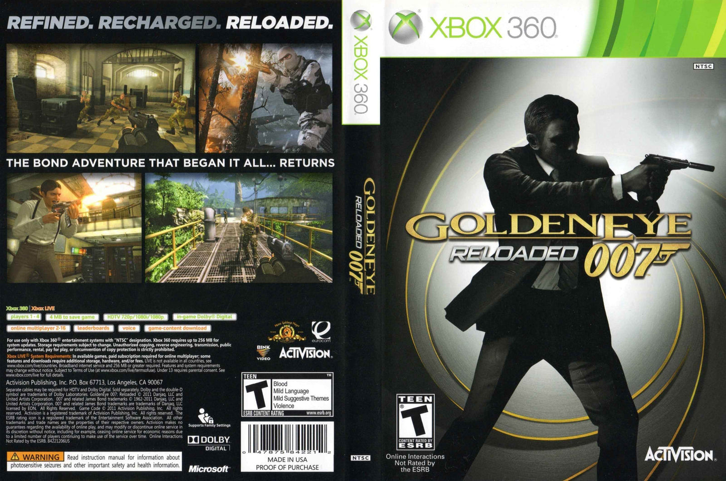 James Bond 007 GoldenEye Reloaded Cover Art - WOI Solutions