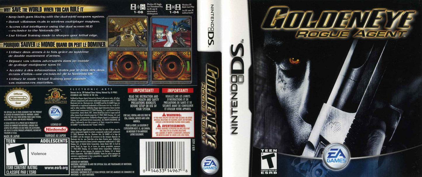 James Bond 007 GoldenEye Rogue Agent Cover Art - WOI Solutions