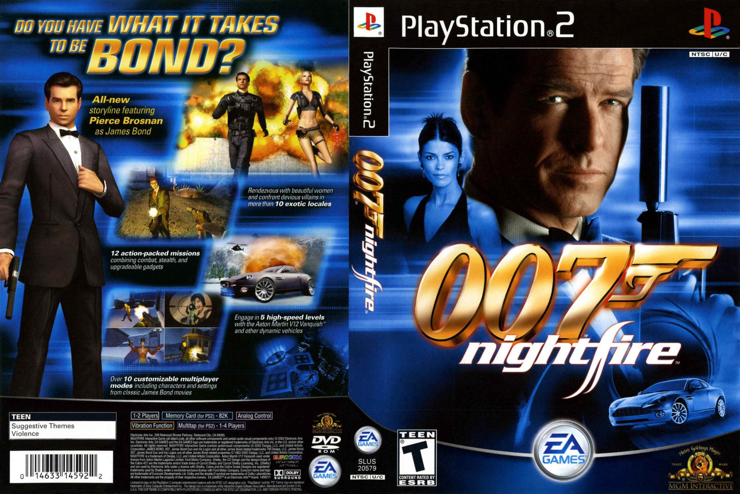 James Bond 007 Nightfire Cover Art - WOI Solutions