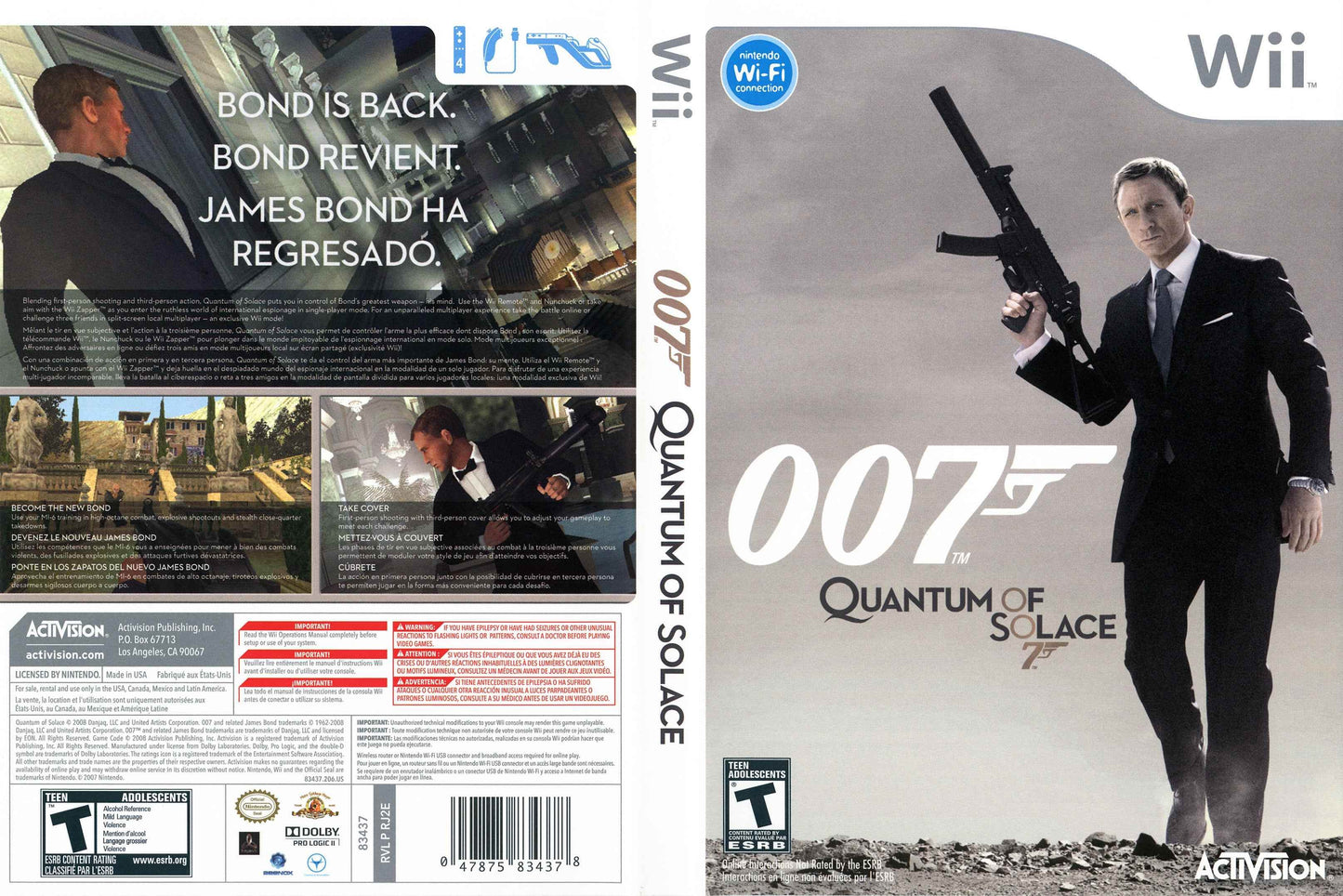 James Bond 007 Quantum of Solace Cover Art - WOI Solutions