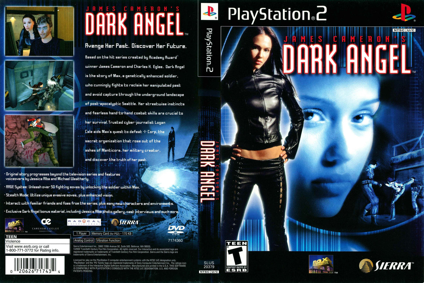 James Cameron's Dark Angel Cover Art - WOI Solutions
