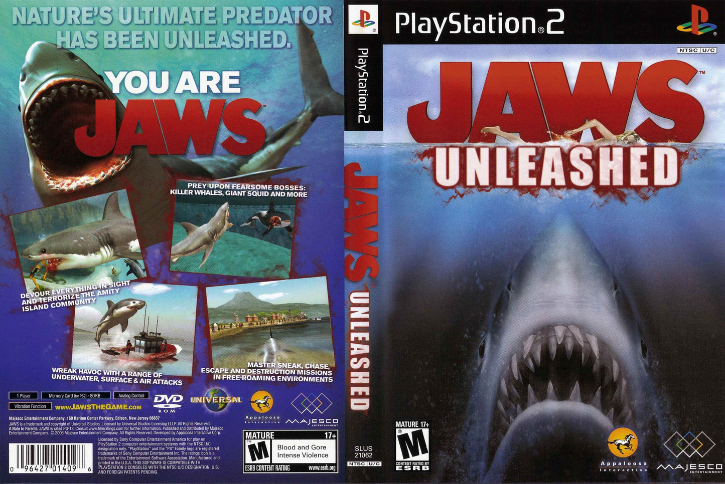 Jaws Unleashed Cover Art - WOI Solutions