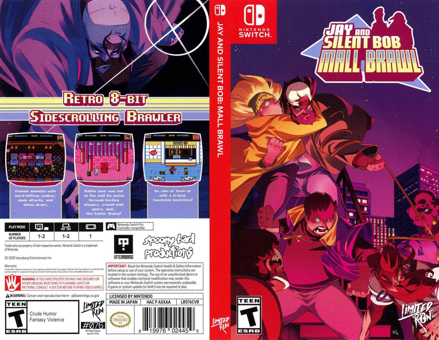 Jay and Silent Bob Mall Brawl Cover Art - WOI Solutions