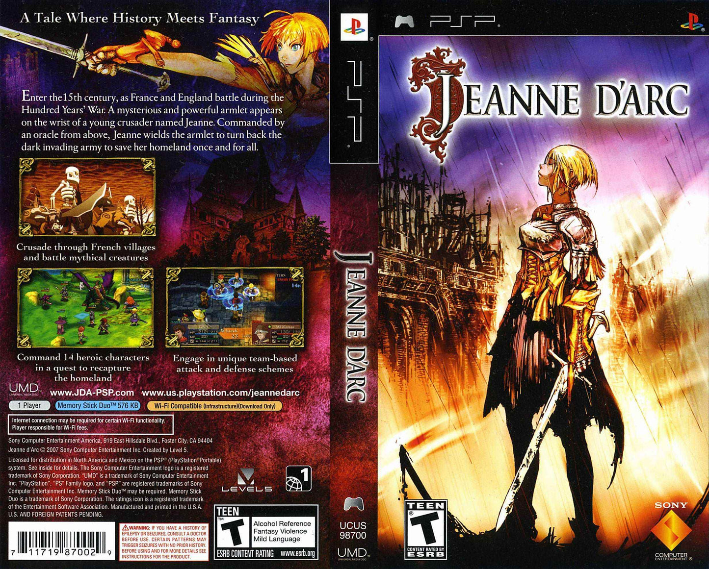Jeanne D'Arc Cover Art - WOI Solutions