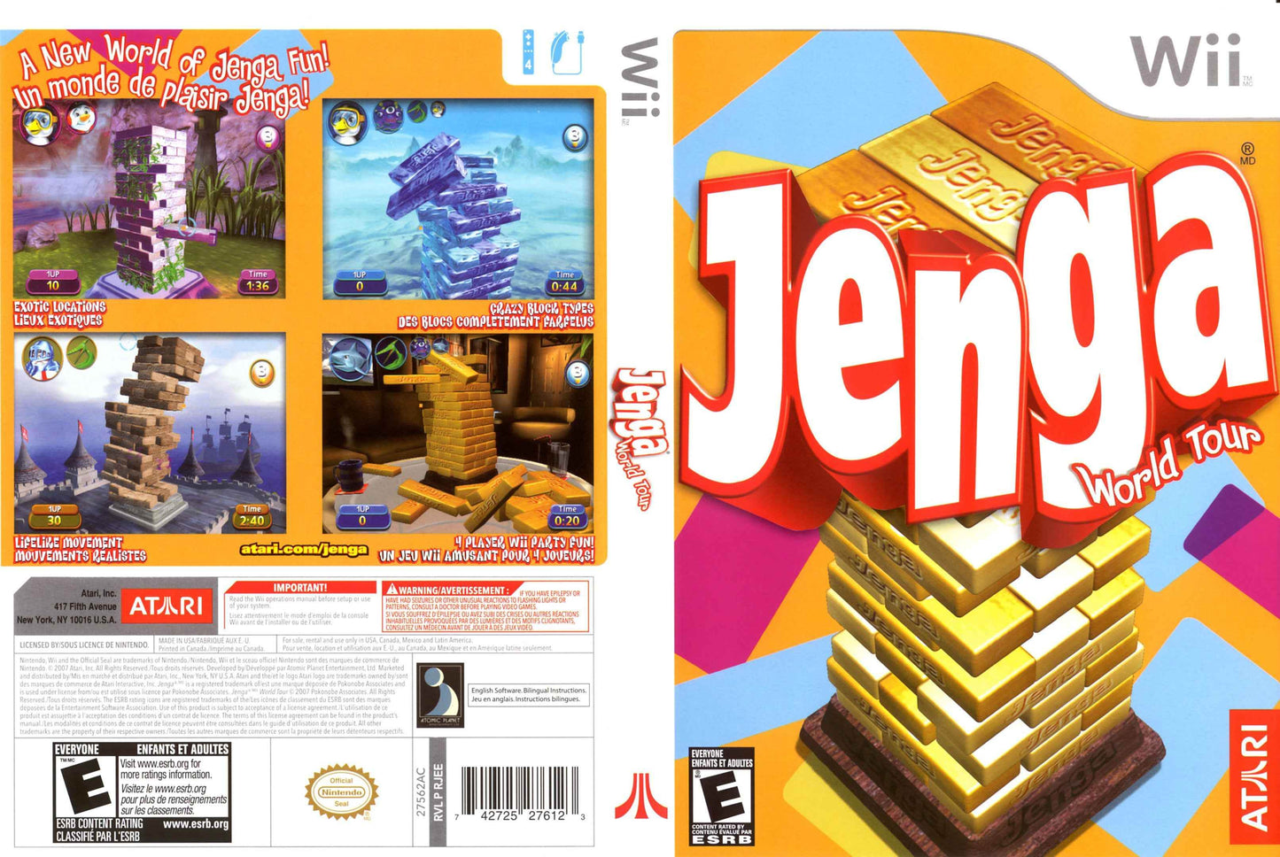 Jenga World Tour Cover Art - WOI Solutions