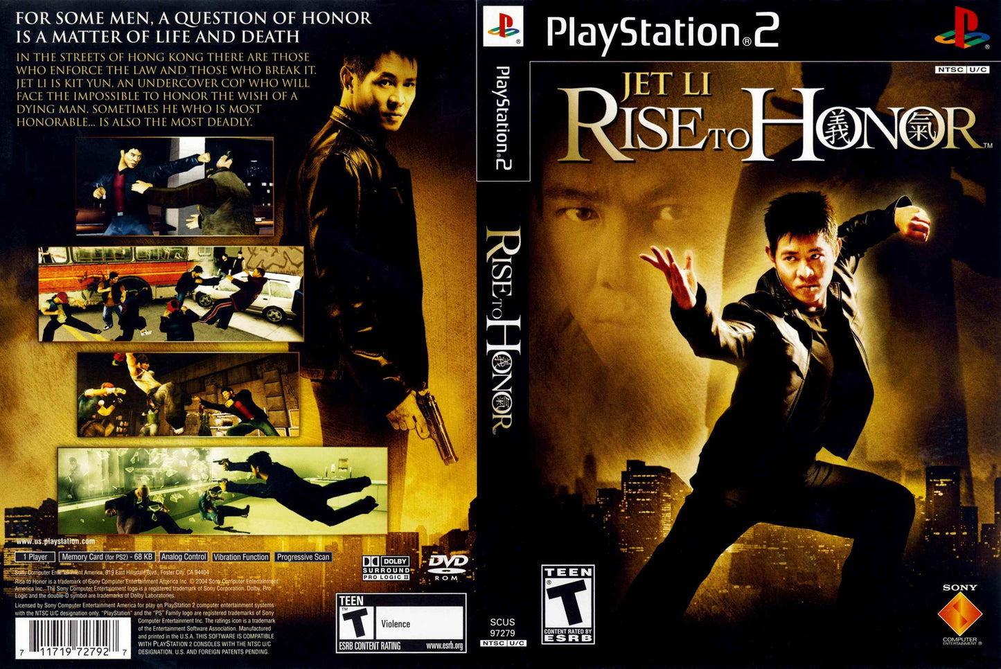Jet Li Rise To Honor Cover Art - WOI Solutions