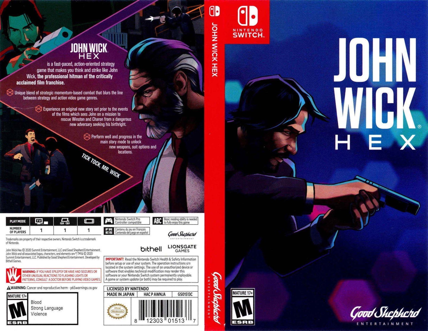 John Wick Hex Cover Art - WOI Solutions
