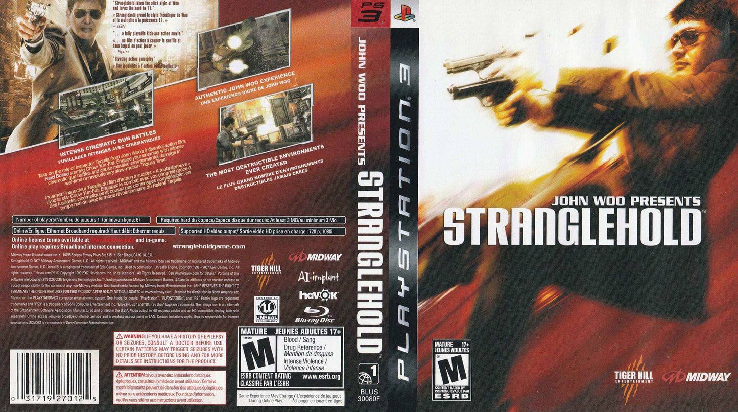 John Woo Presents Stranglehold Cover Art - WOI Solutions