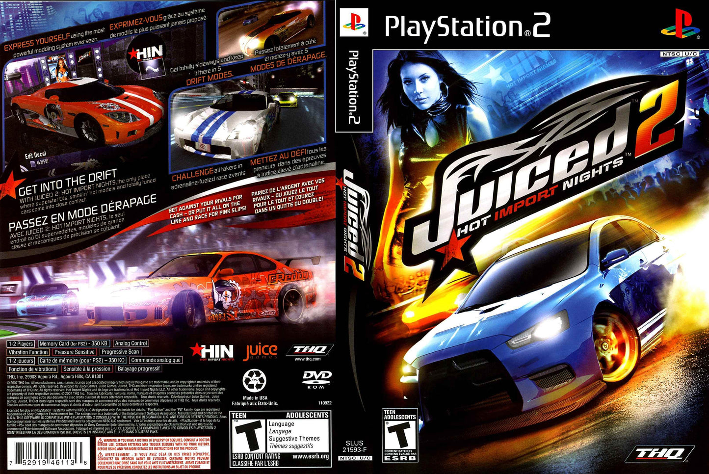 Juiced 2 Hot Import Nights Cover Art - WOI Solutions