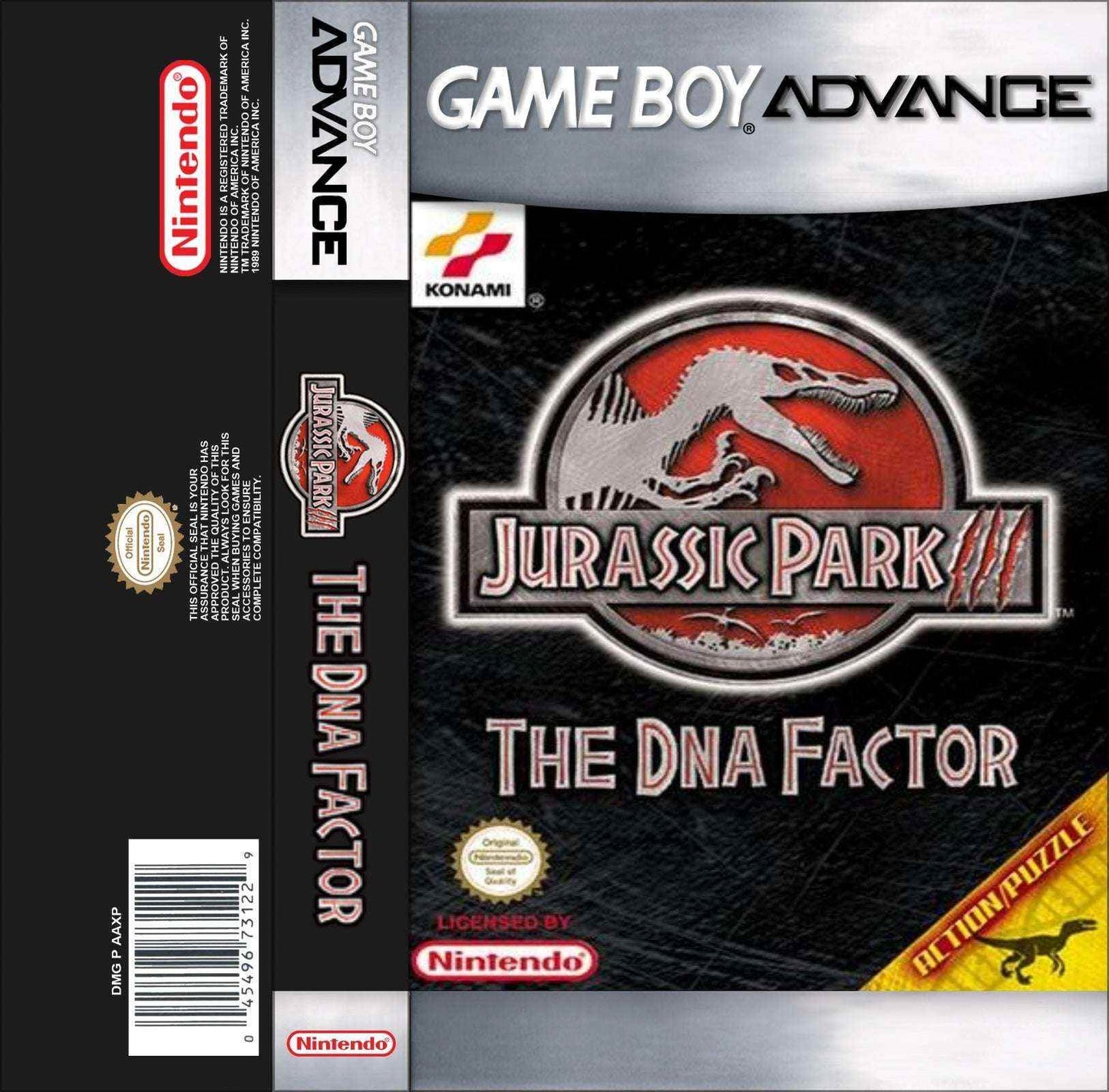 Jurassic Park III The DNA Factor Cover Art - WOI Solutions