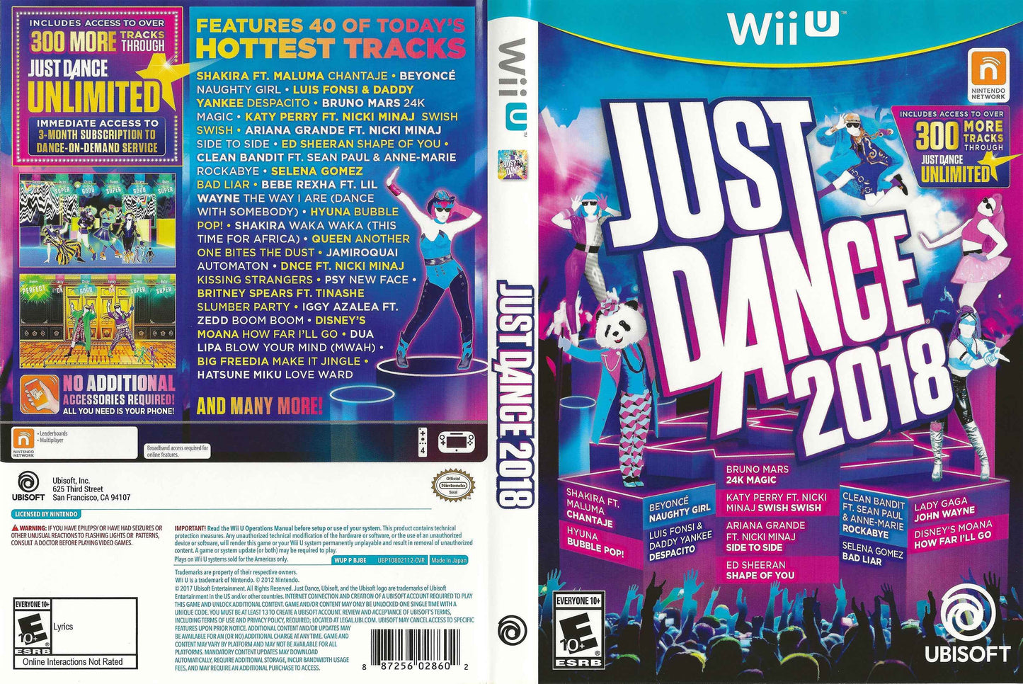 Just Dance 2018 Cover Art - WOI Solutions