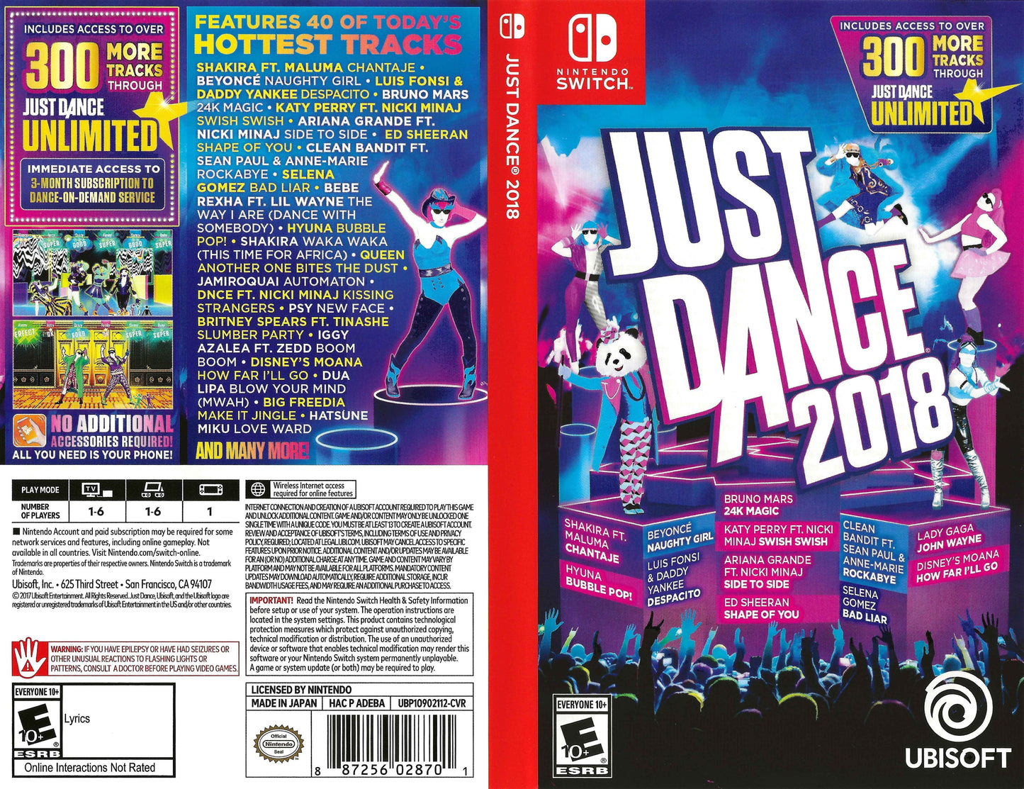 Just Dance 2018 Cover Art - WOI Solutions