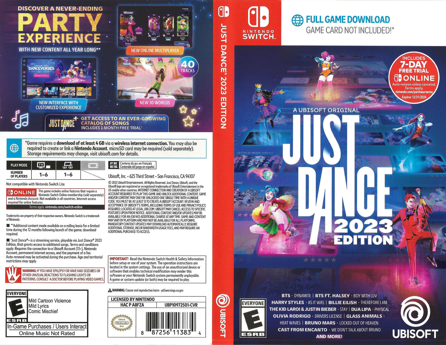 Just Dance 2023 Edition Cover Art - WOI Solutions