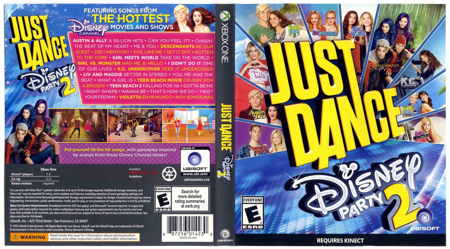 Just Dance Disney Party 2 Cover Art - WOI Solutions