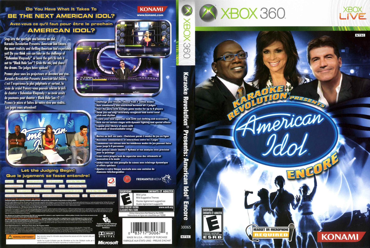 Karaoke Revolution Presents American Idol Encore Cover Art - WOI Solutions