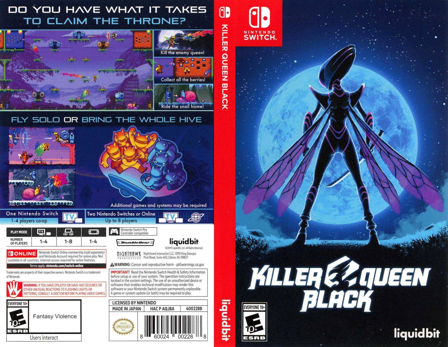 Killer Queen Black Cover Art - WOI Solutions