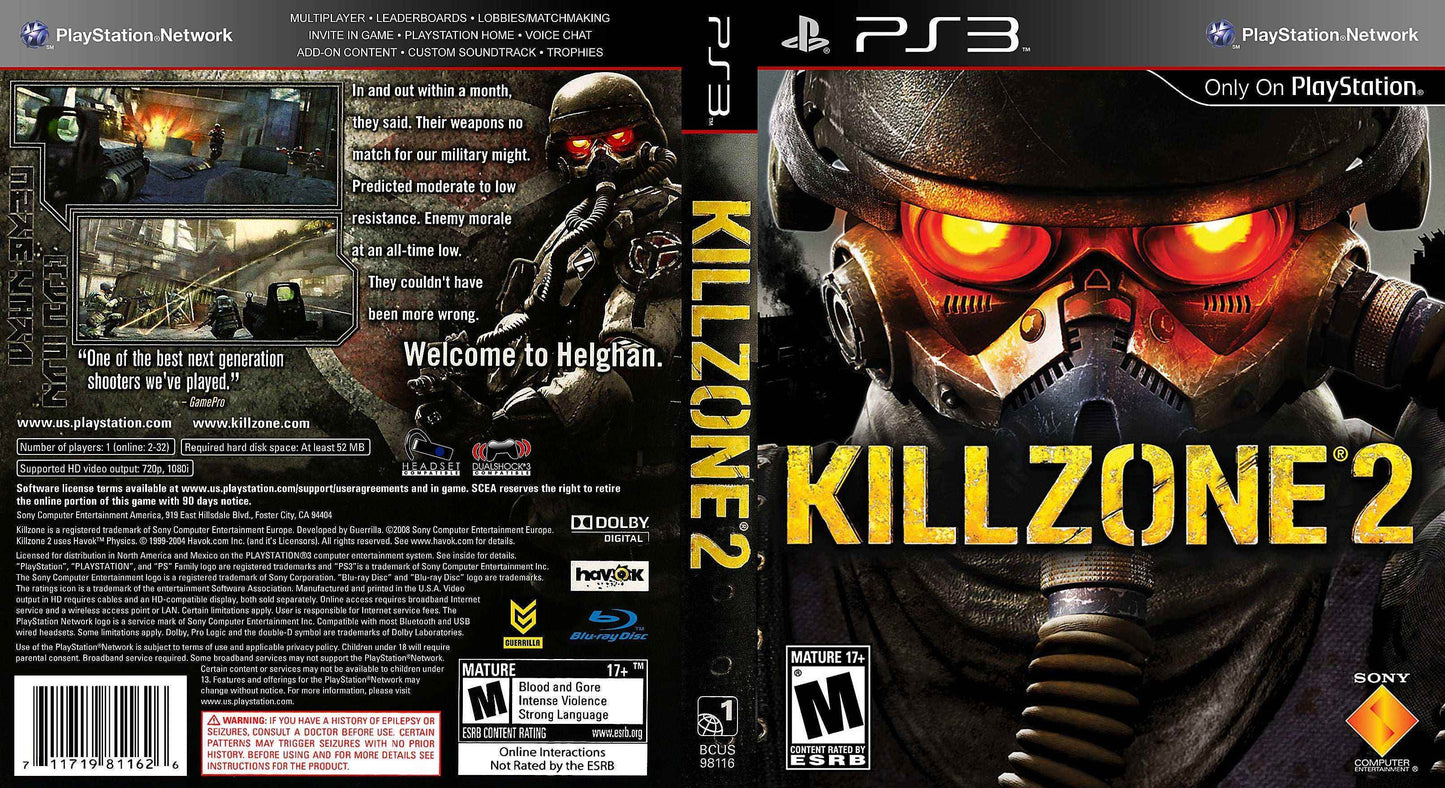 Killzone 2 Cover Art - WOI Solutions