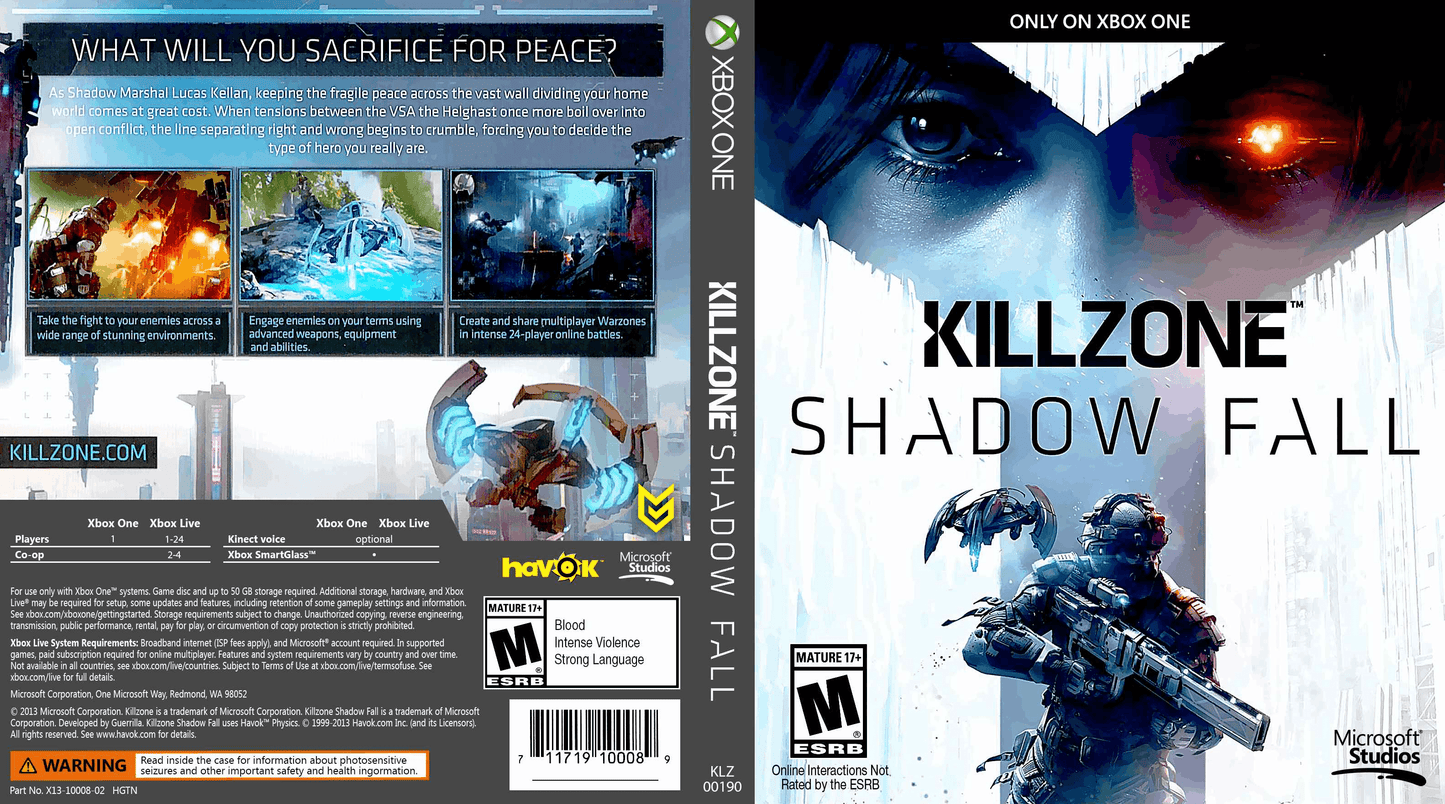 Killzone Shadow Fall Cover Art - WOI Solutions