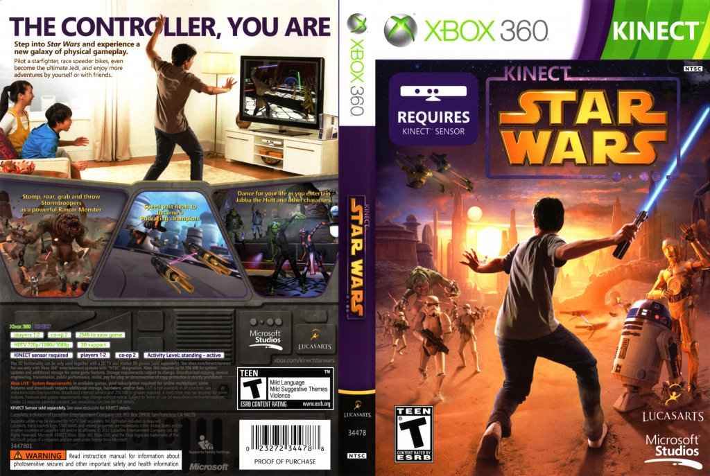 Kinect Star Wars Cover Art - WOI Solutions