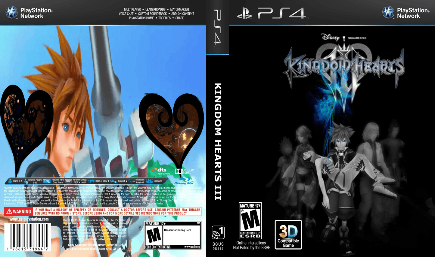 Kingdom Hearts 3 Cover Art - WOI Solutions