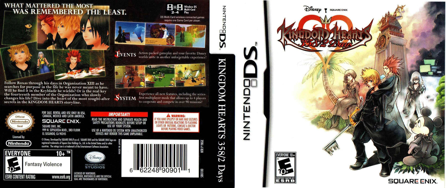 Kingdom Hearts 3582 Days Cover Art - WOI Solutions