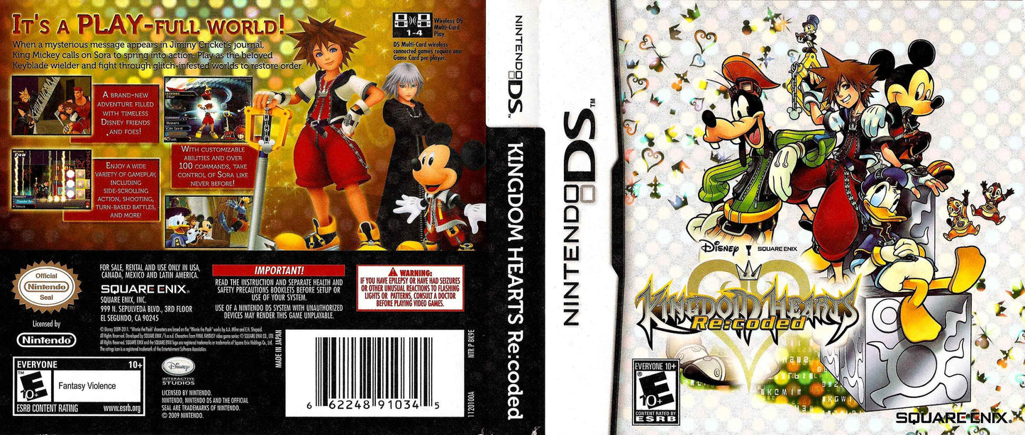 Kingdom Hearts ReCoded Cover Art - WOI Solutions