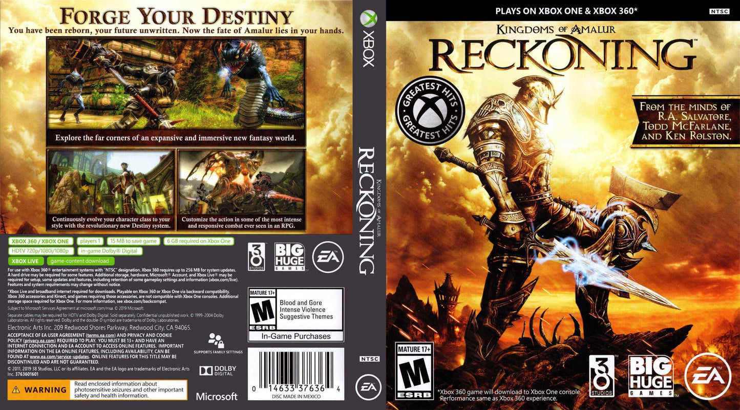 Kingdoms of Amalur Reckoning Cover Art - WOI Solutions