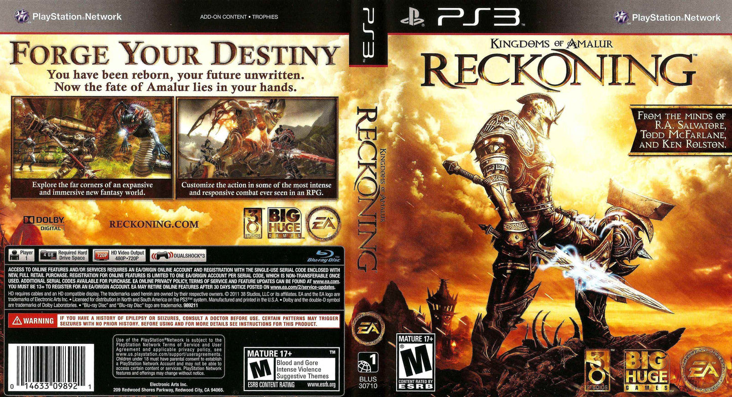 Kingdoms of Amalur Reckoning Cover Art - WOI Solutions