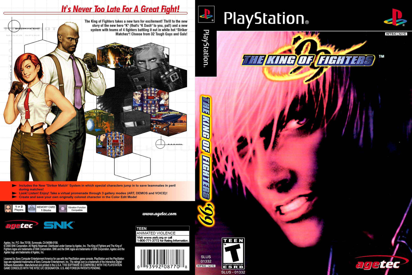 King of Fighters '99, The Cover Art - WOI Solutions