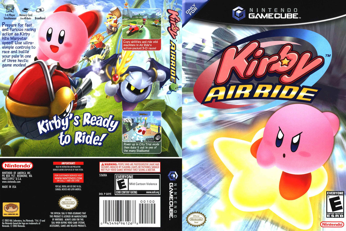 Kirby Air Ride Cover Art - WOI Solutions