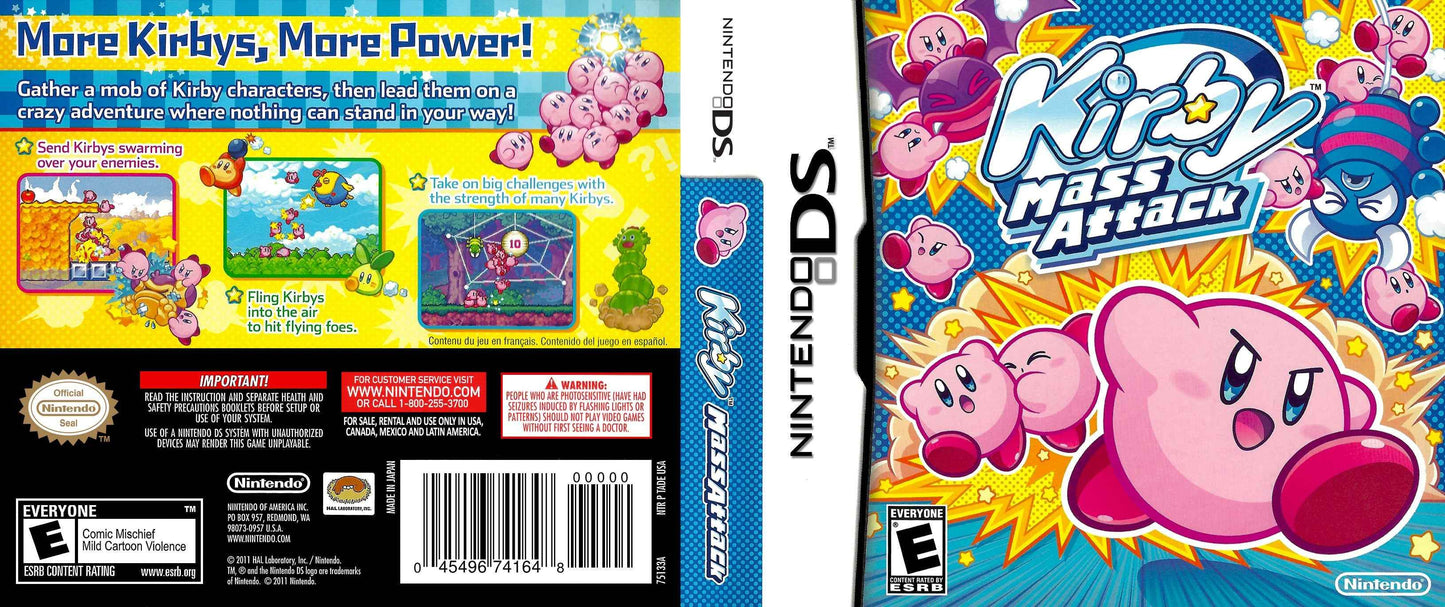 Kirby Mass Attack Cover Art - WOI Solutions