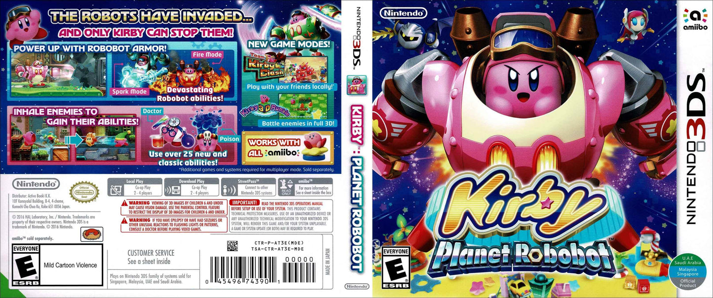 Kirby Planet Robobot Cover Art - WOI Solutions