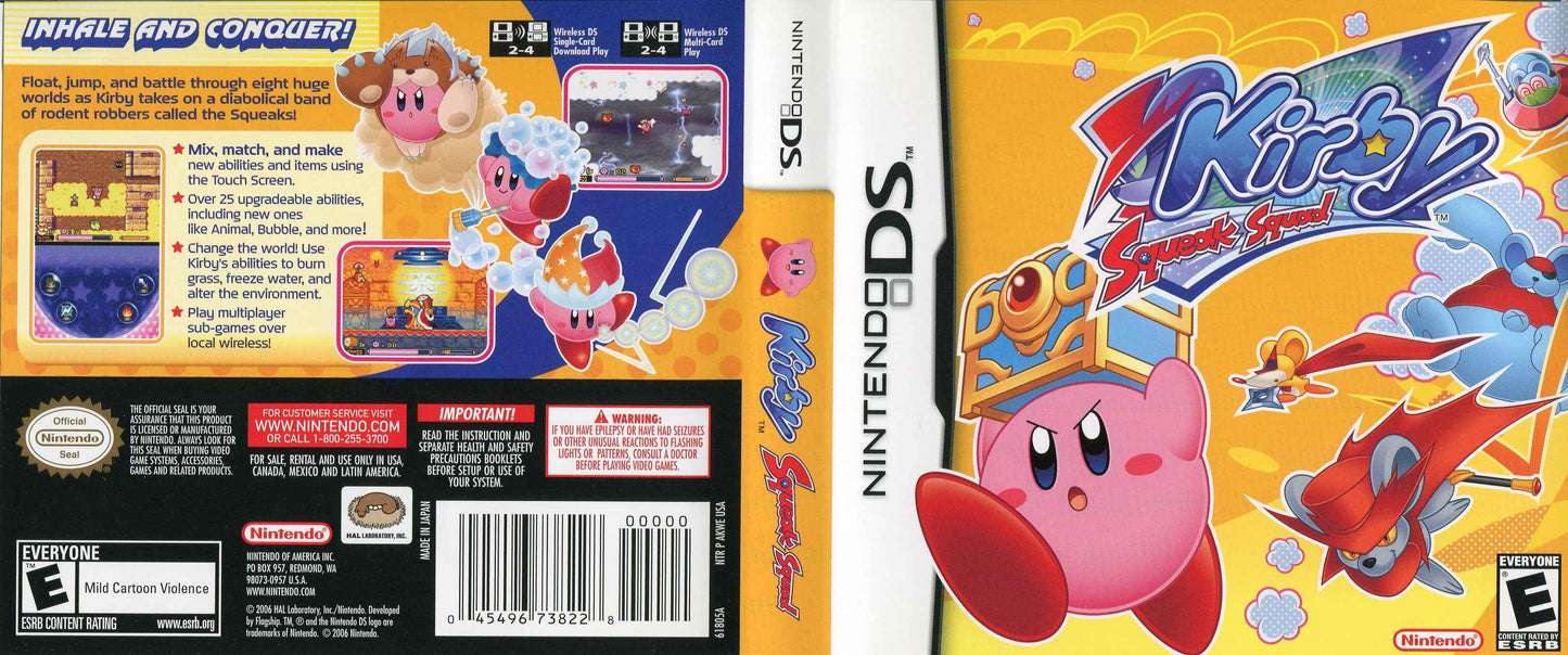 Kirby Squeak Squad Cover Art - WOI Solutions
