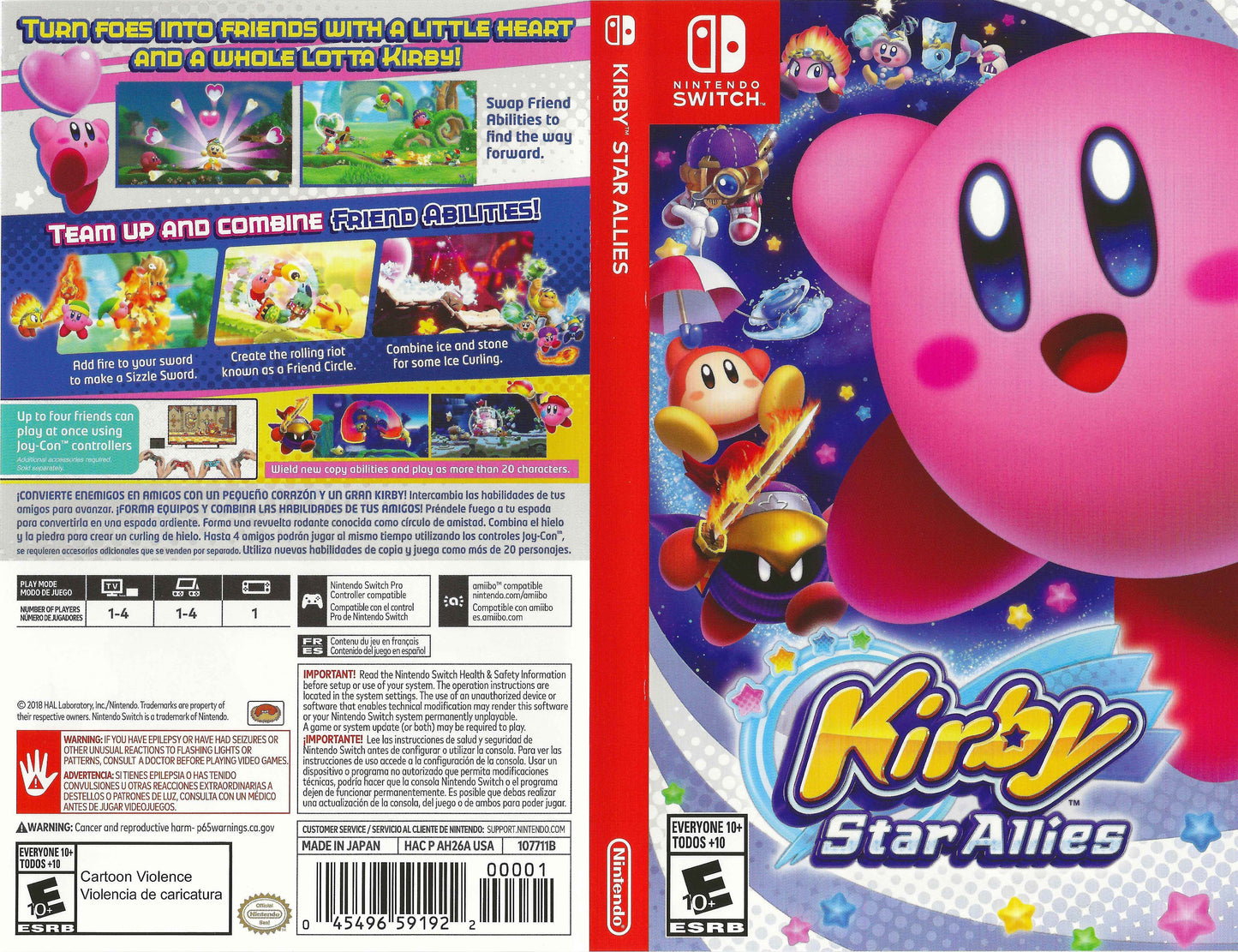 Kirby Star Allies Cover Art - WOI Solutions