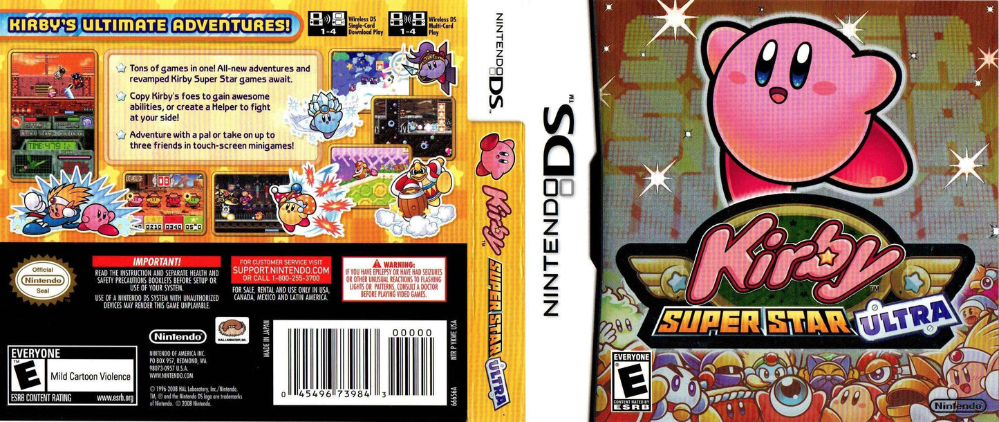 Kirby Super Star Ultra Cover Art - WOI Solutions
