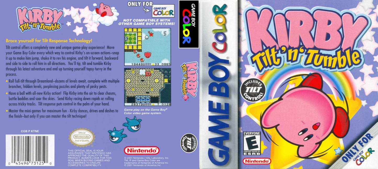 Kirby Tilt and Tumble Cover Art - WOI Solutions