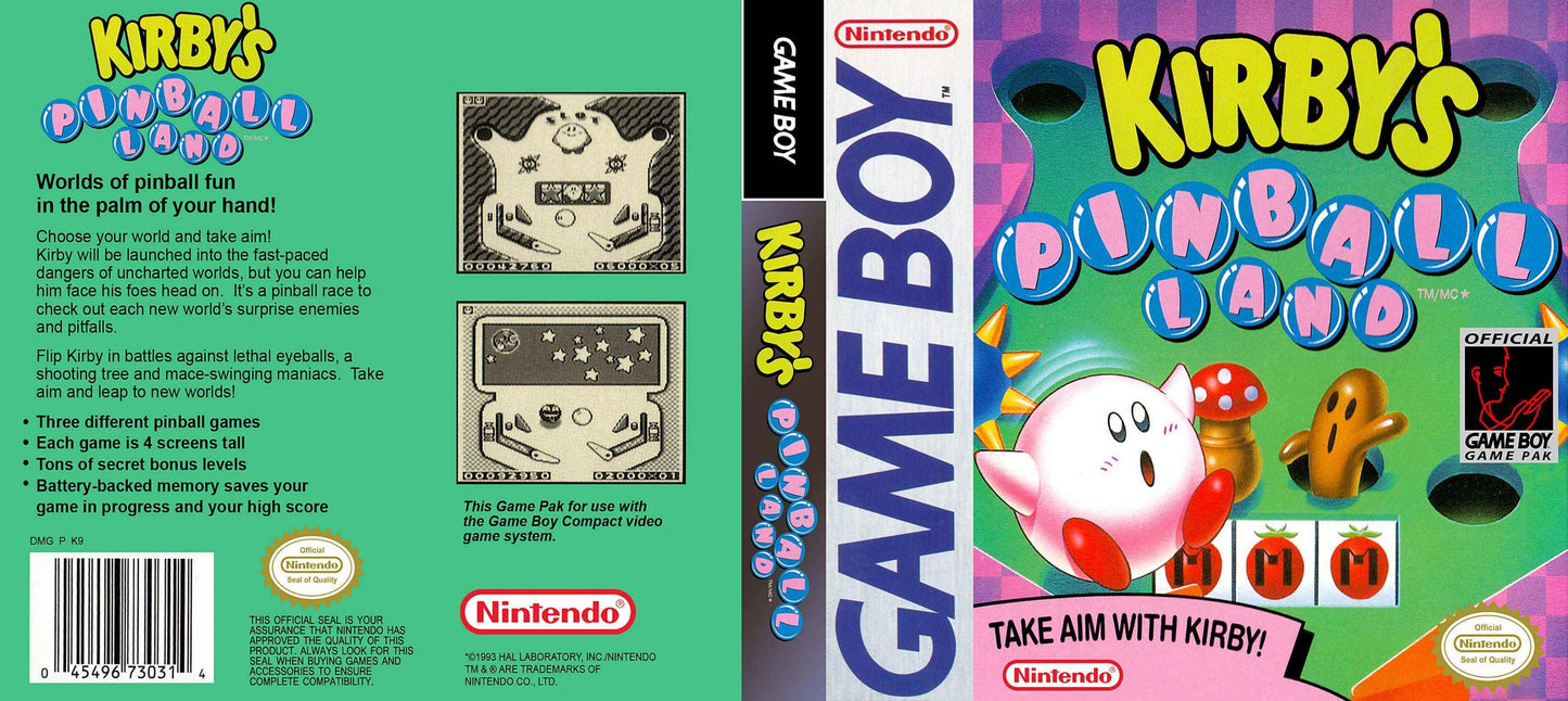 Kirby's Pinball Land Cover Art - WOI Solutions