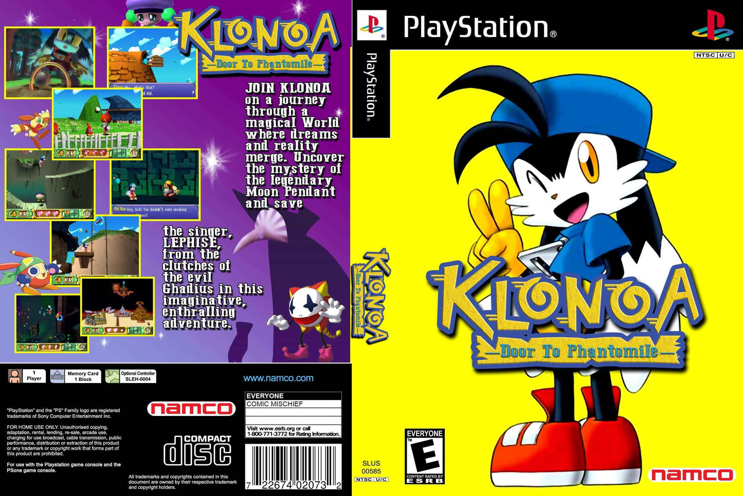 Klonoa Door to Phantomile Cover Art - WOI Solutions