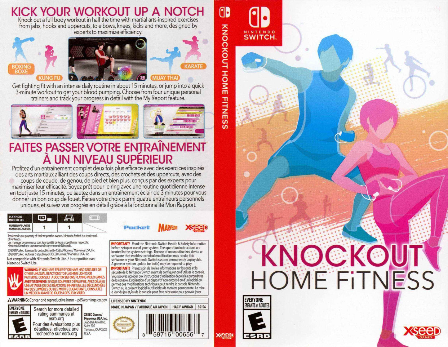 Knockout Home Fitness Cover Art - WOI Solutions