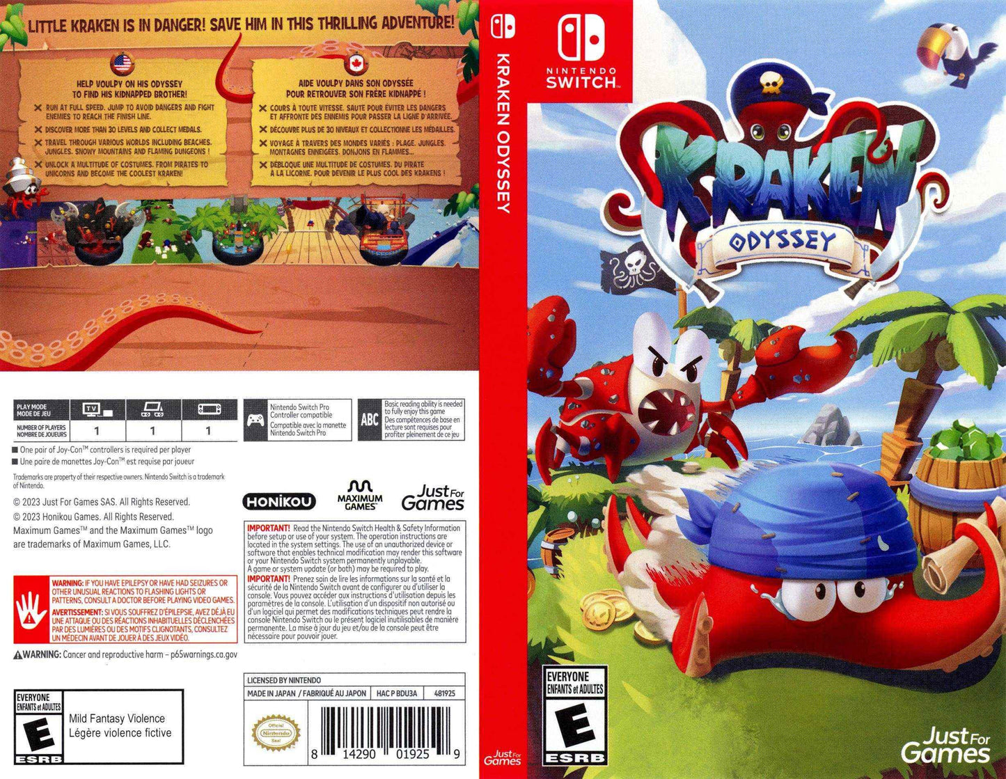 Kraken Odyssey Cover Art - WOI Solutions