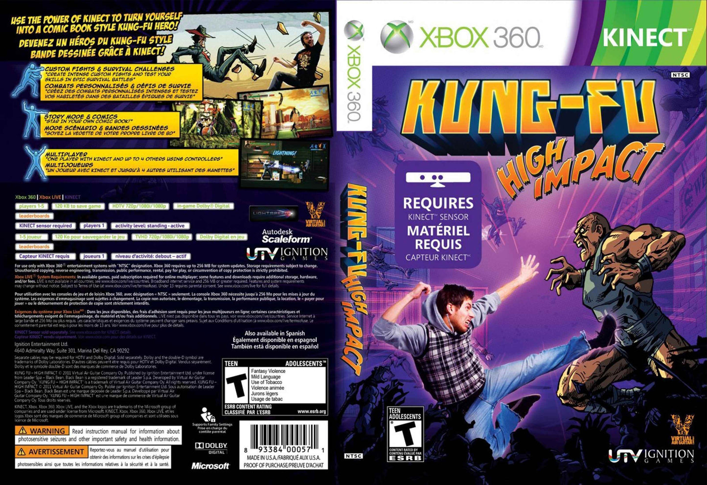 Kung Fu High Impact Cover Art - WOI Solutions
